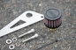Preview: engine breather kit,silver
